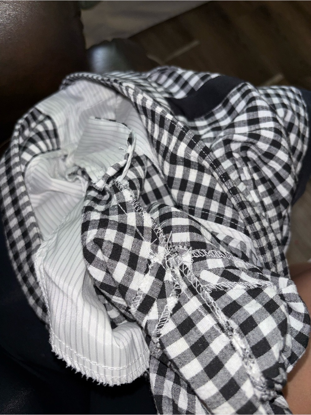 Veronica Beard Gemini Gingham Business Casual Pants Black White Size 6 - Picture 7 of 8